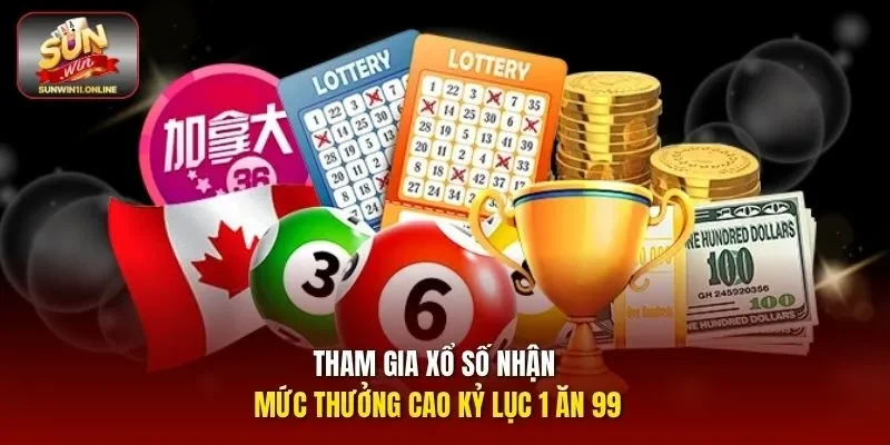 Tham gia xổ số nhận mức thưởng cao kỷ lục 1 ăn 99